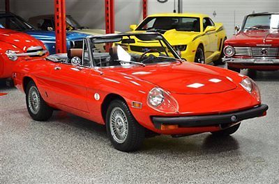 alfa romeo spider 63,000 miles like triumph mg mgb austin healy ferrari !!