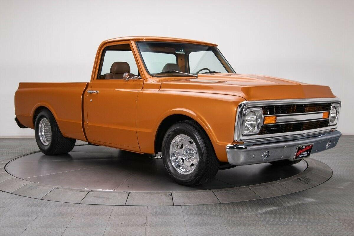 1969 chevrolet c10 pickup truck copper 383 v8 4 speed automatic