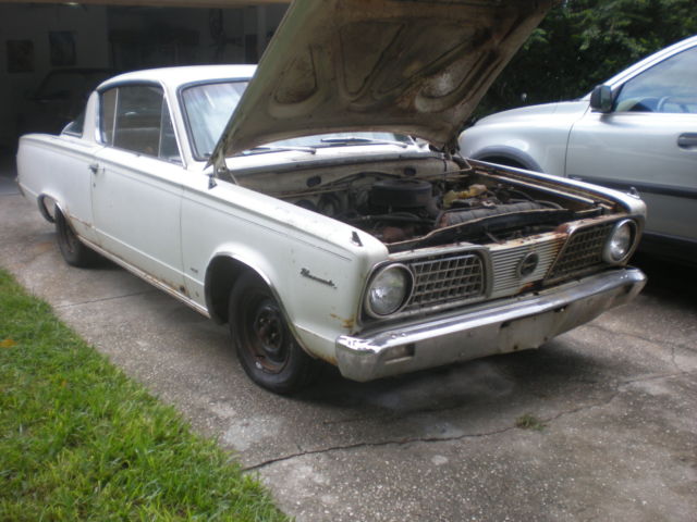 low mileage '66 barracuda fastback coupe v8