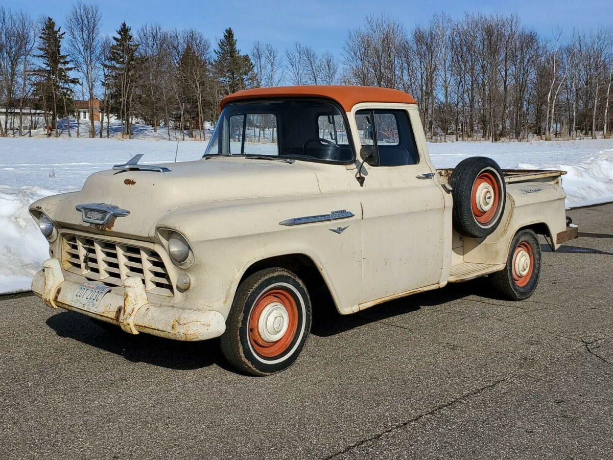 1956 chevy v8 pickup truck original survivor patina very solid