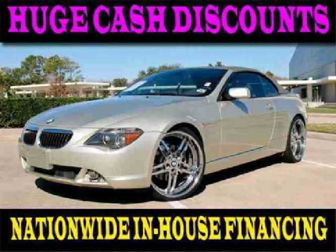 used 2004 bmw 6 series 645ci convertible, 101,031 miles in houston, tx