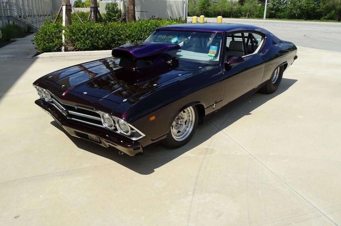1969 chevrolet chevelle pro street candy brandy wine multi 498 big block