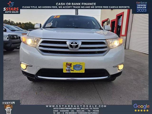 2012 toyota highlander limited