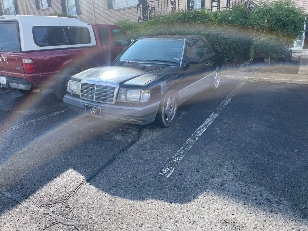 1988 mercedes-benz 300ce coupe black rwd automatic ce