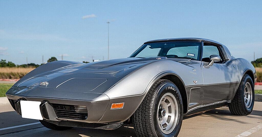 1978 chevrolet corvette 350ci v8 silver anniversary