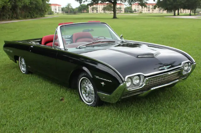 1962 ford thunderbird factory documented roadster "concours quality & 1 of 62"