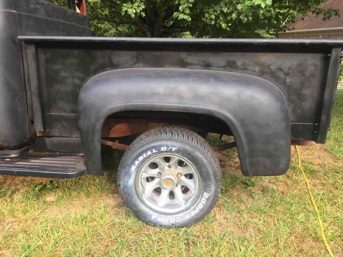 1956 ford f100 pickup black rwd automatic step side