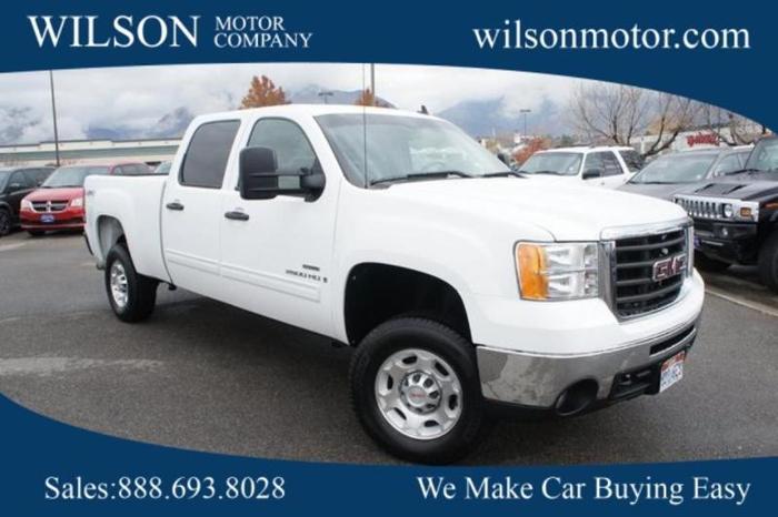 2009 gmc sierra 2500hd sle 4x4 sle 4dr crew cab sb for sale in logan, utah