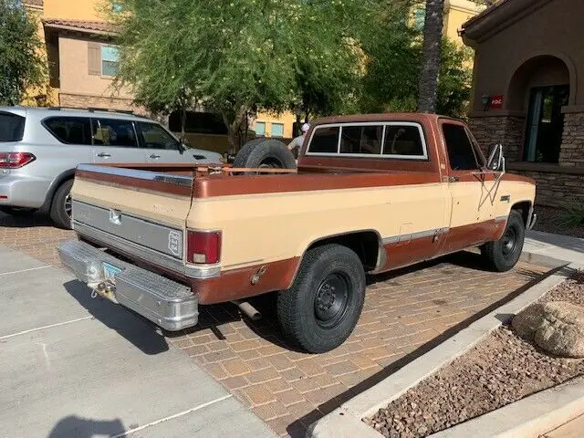 gmc sierra 1982 camper special ,6,2 liter diesel,ac,arizona truck,original paint