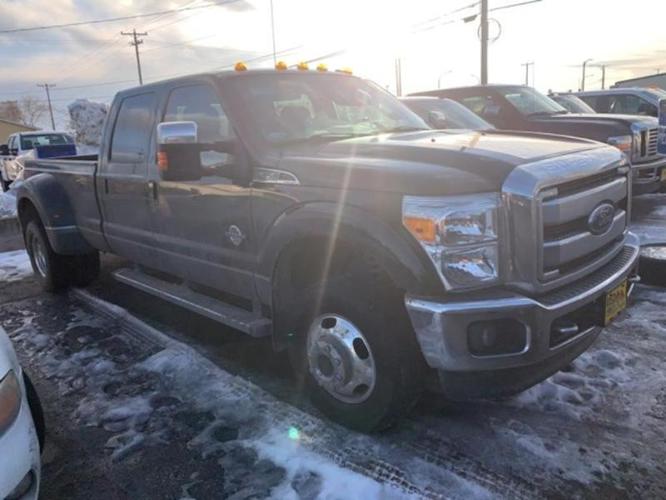 2013 ford f-350 super duty lariat 4x4 lariat 4dr crew cab 8 ft. lb drw pickup for sale in bonetraill, north dakota