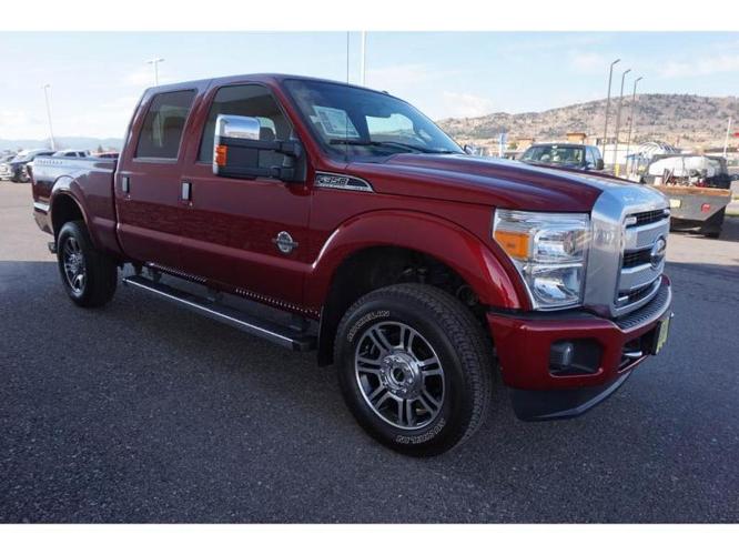 2016 ford f-350 super duty lariat 4x4 lariat 4dr crew cab 6.8 ft. sb srw pickup for sale in butte, montana