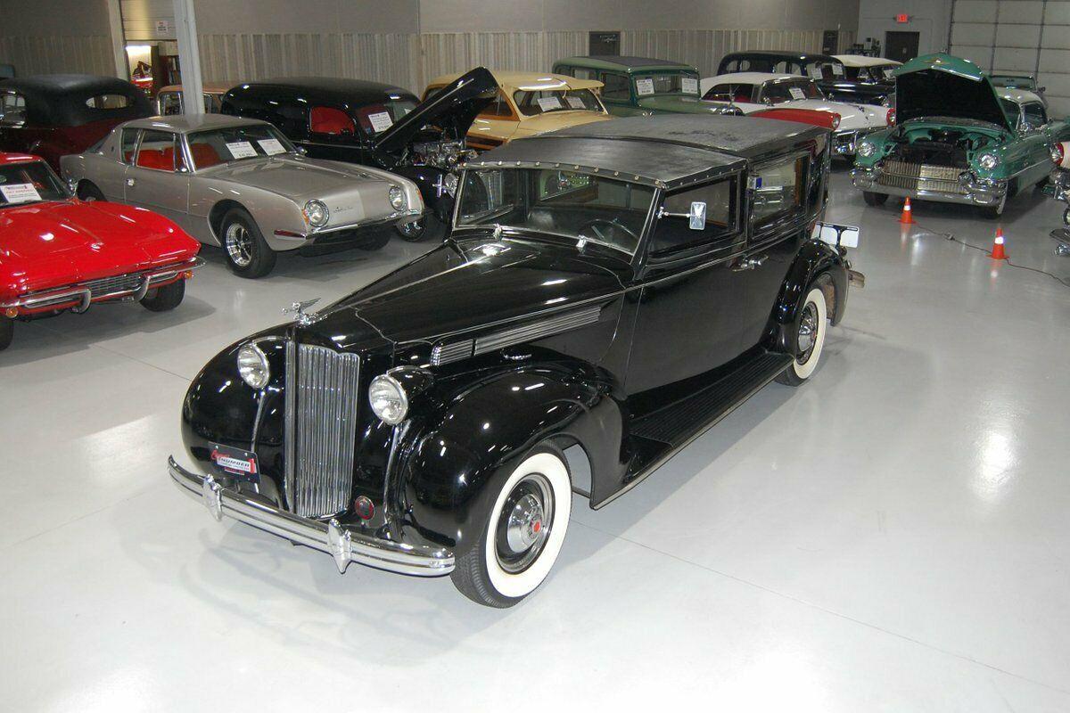 1938 packard rollston eight 1668 all-weather panel brougham convertible manual