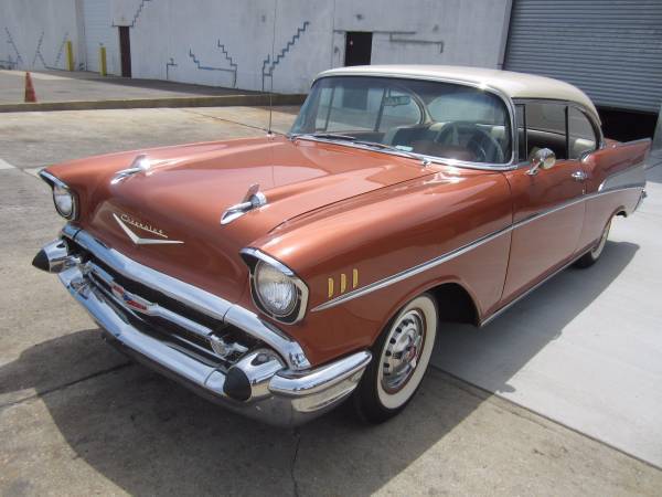 1957 chevrolet belair sport coupe 50,000 k miles