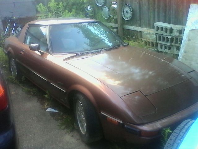 1985 mazda rx7 brown|1985 mazda