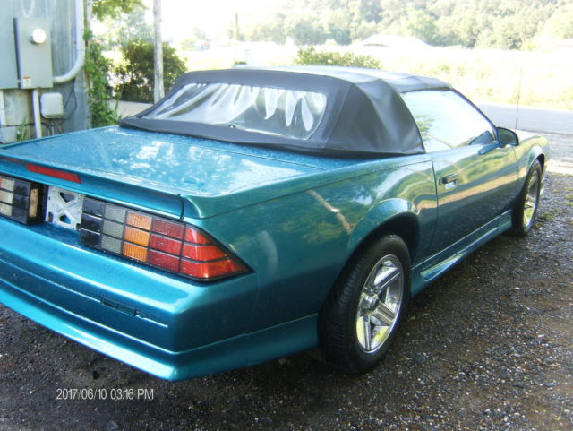 1992 chevrolet camaro rs 25th anniversary edition convertible 2-door 5.0l
