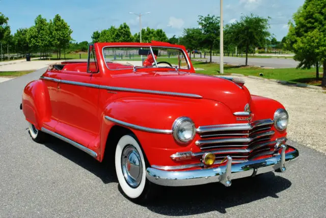 simply stunning very rare 1948 plymouth convertible restored run's drives new