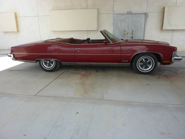 1973 pontiac grandville convertible 455 engine 4 barrel very nice original car !