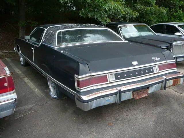 1977 mercury grand marquis coupe 460 cid v8 barn find for parts or restore