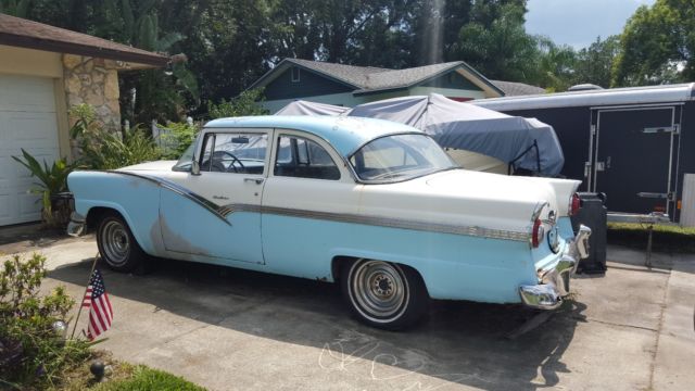 1956 ford fairlane two door post - runs