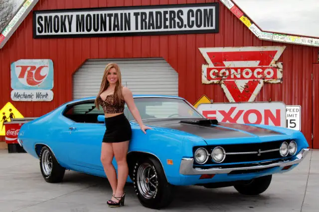 1971 ford torino cobra jet 429 four speed 1 of 313 marti report power steering