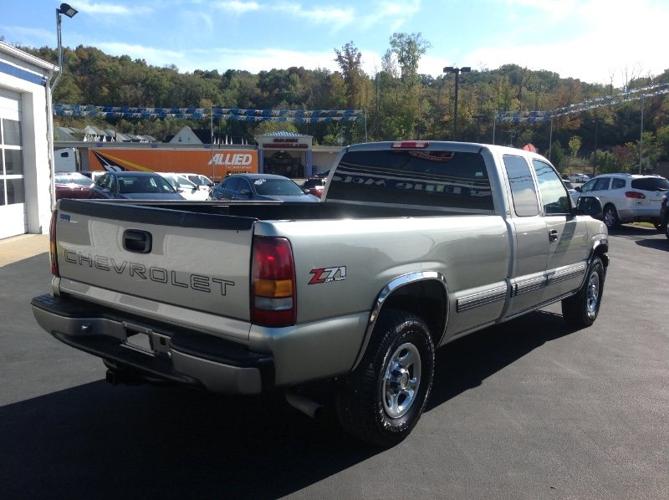 used 2001 chevrolet silverado 1500 4x4 extended cab lt barboursville, wv 25504 for sale in barboursville, west virginia