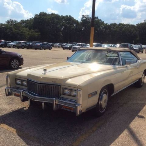 1976 cadillac eldorado convertible automatic rwd v8 other gasoline