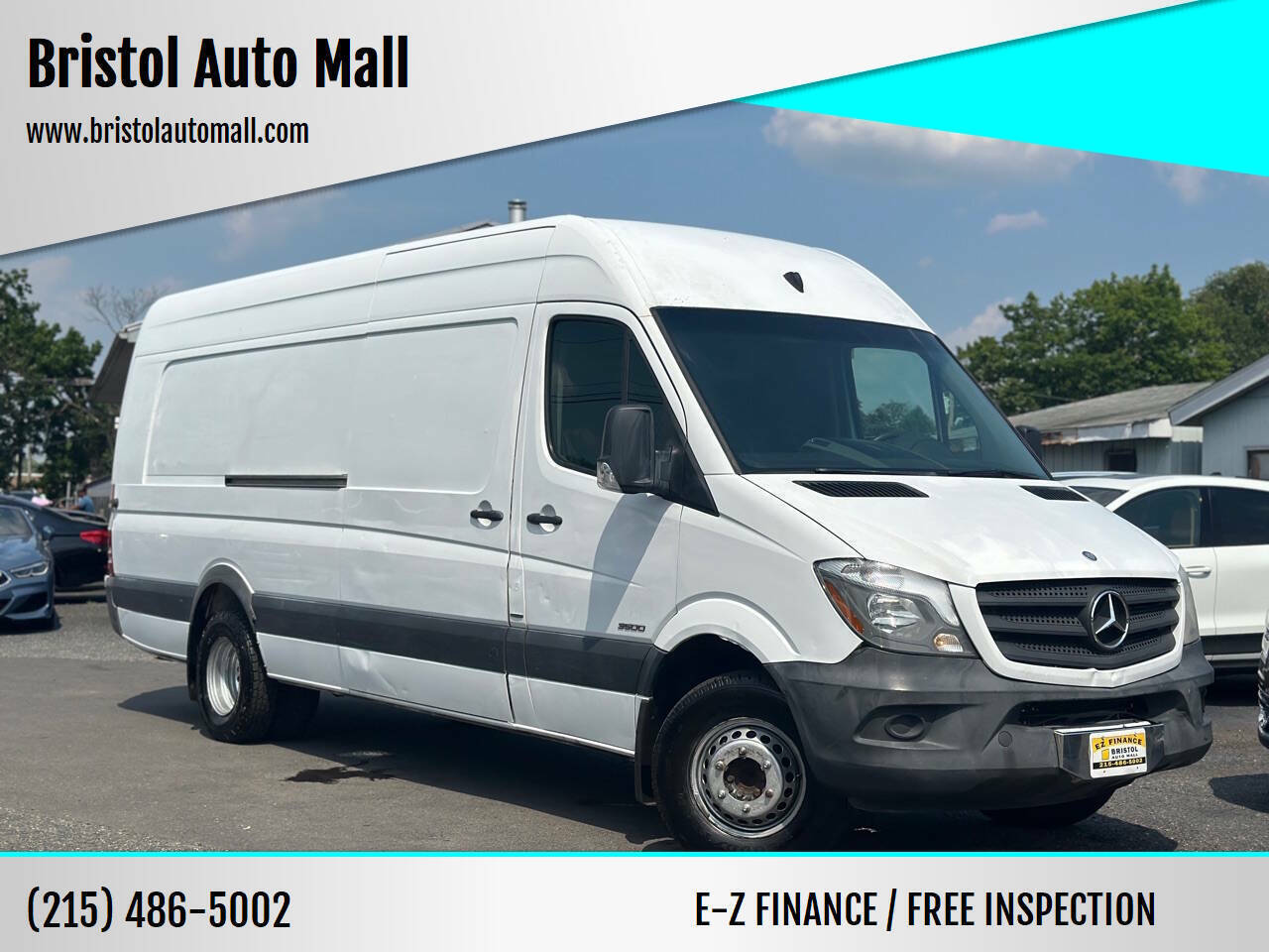 2014 mercedes-benz sprinter 3500 3dr 170 in. wb high roof drw extended cargo v