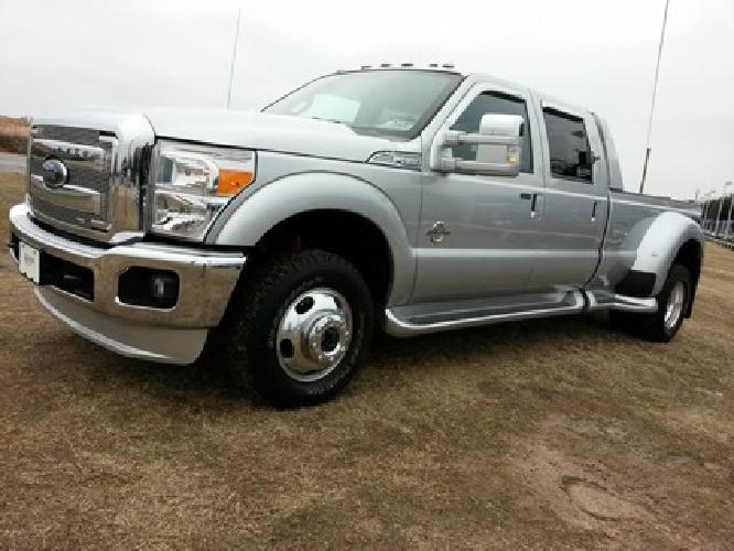 custom laredo hauler in silver new 2014 ford f-350 lariat fx4 4×4 diesel truck in granbury, tx