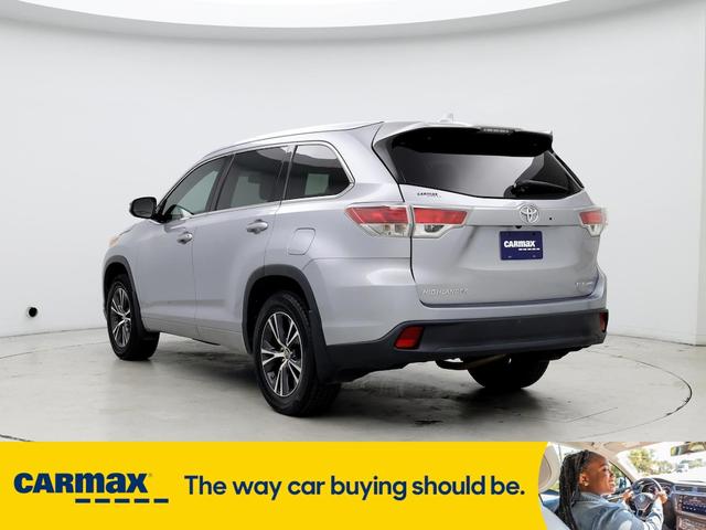 2016 toyota highlander xle