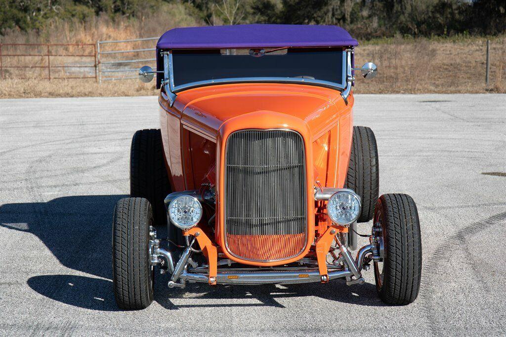 1932 ford roadster orange automatic 2435 miles