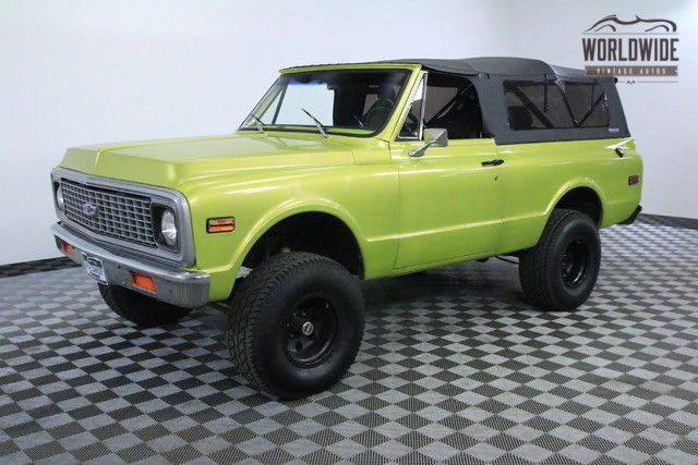 1972 green lifted 4x4 full convertible soft top!