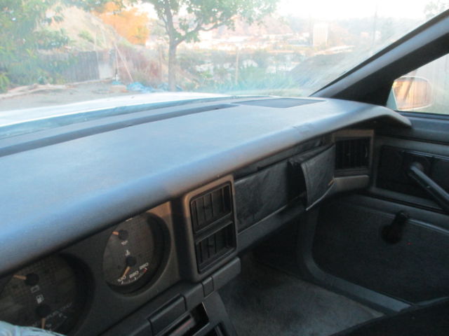 1986 pontiac firebird trans am v8 rust free a/c california