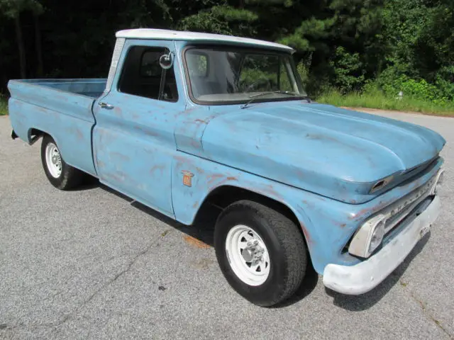 fleetside, awesome patina, v8, clean interior, daily driver! watch video
