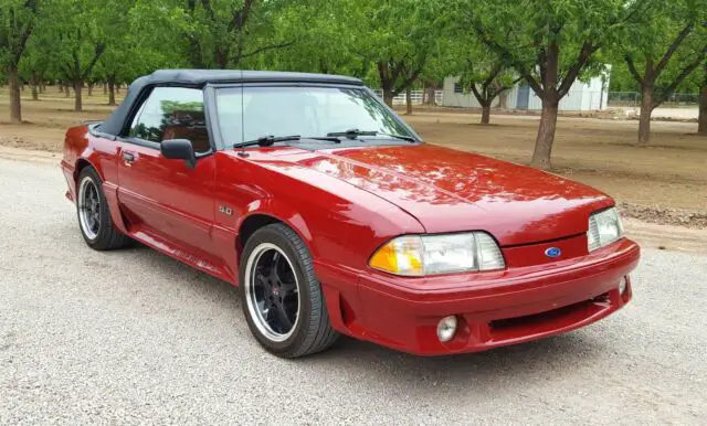 no reserve!!! 1991 mustang gt convertible 5.0 1987 1988 1989 1990 1992 1993