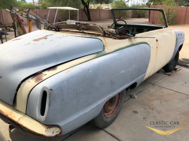 1950 studebaker champion convertible project car - california / arizona car!