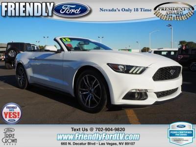 2015 ford mustang ecoboost premium ecoboost premium 2dr convertible for sale in las vegas, nevada