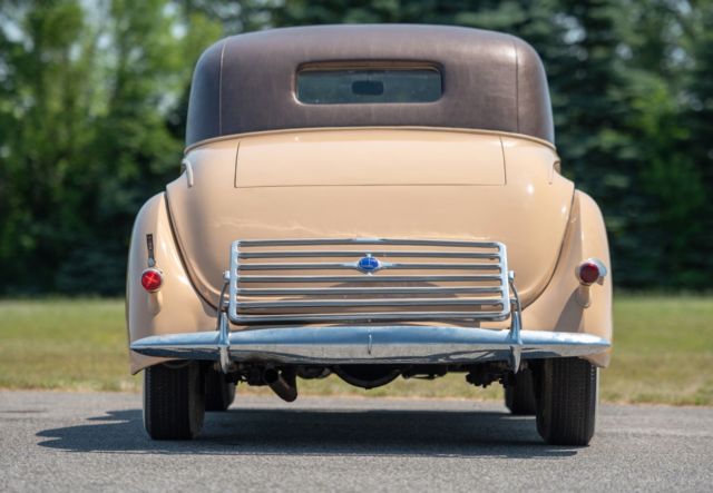 1936 lincoln model k 12-cylinder three window coupe by lebaron