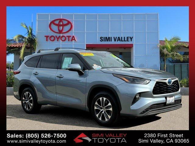 2021 toyota highlander hybrid xle