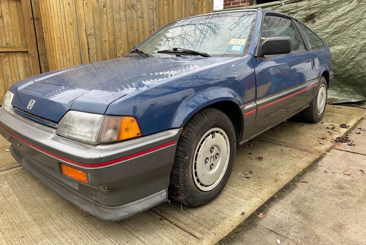 1986 honda civic coupe blue fwd manual 1500 crx