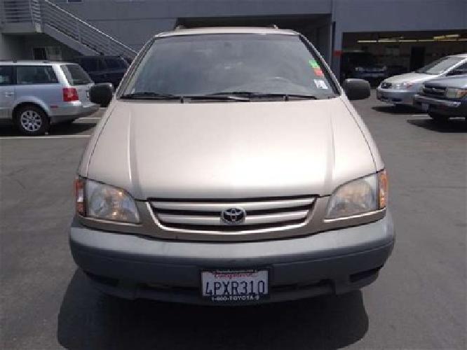 2001 toyota sienna le in sunnyvale, ca