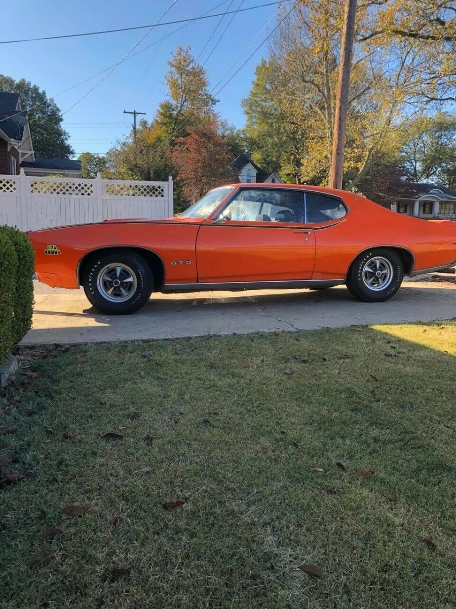 1969 pontiac gto judge 2 owner survivor! 4 speed #'s match carousel red!