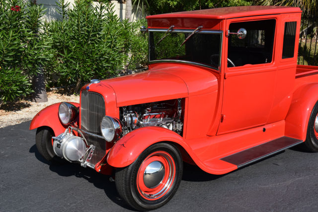 1928 ford pick-up steel body only 42 miles since build! rotisserie build!