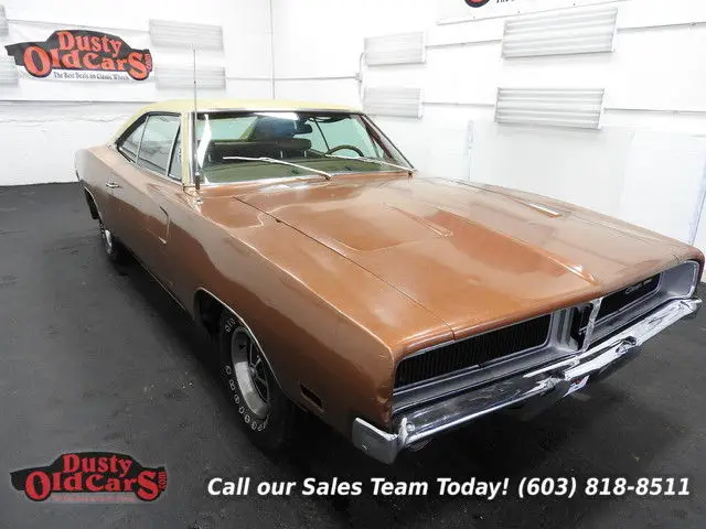 1969 orange runs drives body inter good 383v8 3 spd auto!