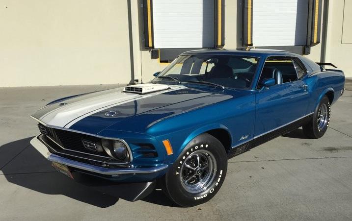 1970 ford mustang mach 1 428 cobra jet v8