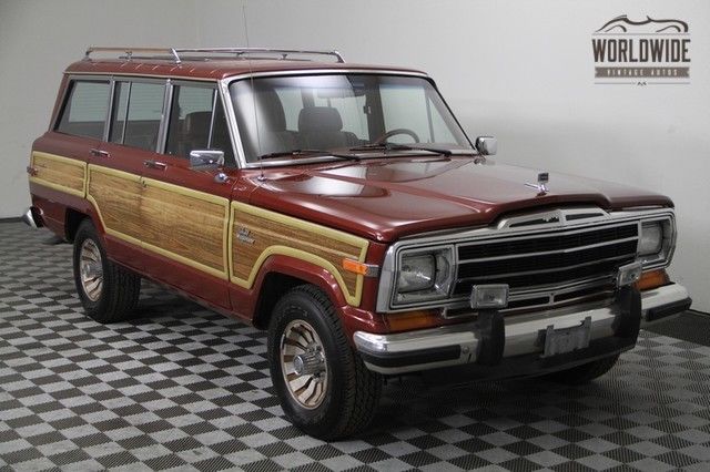 1986 jeep grand wagoneer 4wd low mileage auto 4x4