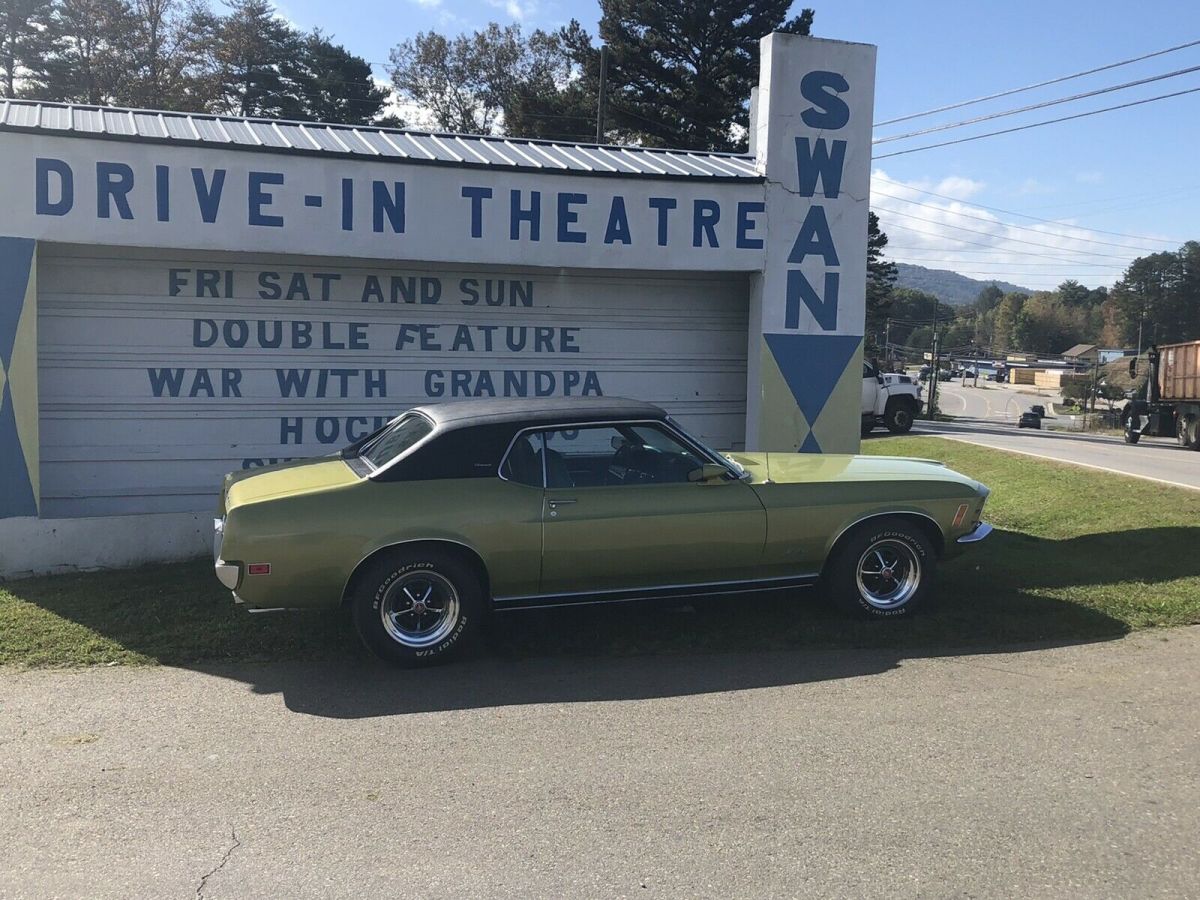 1970 ford mustang coupe green rwd automatic grande