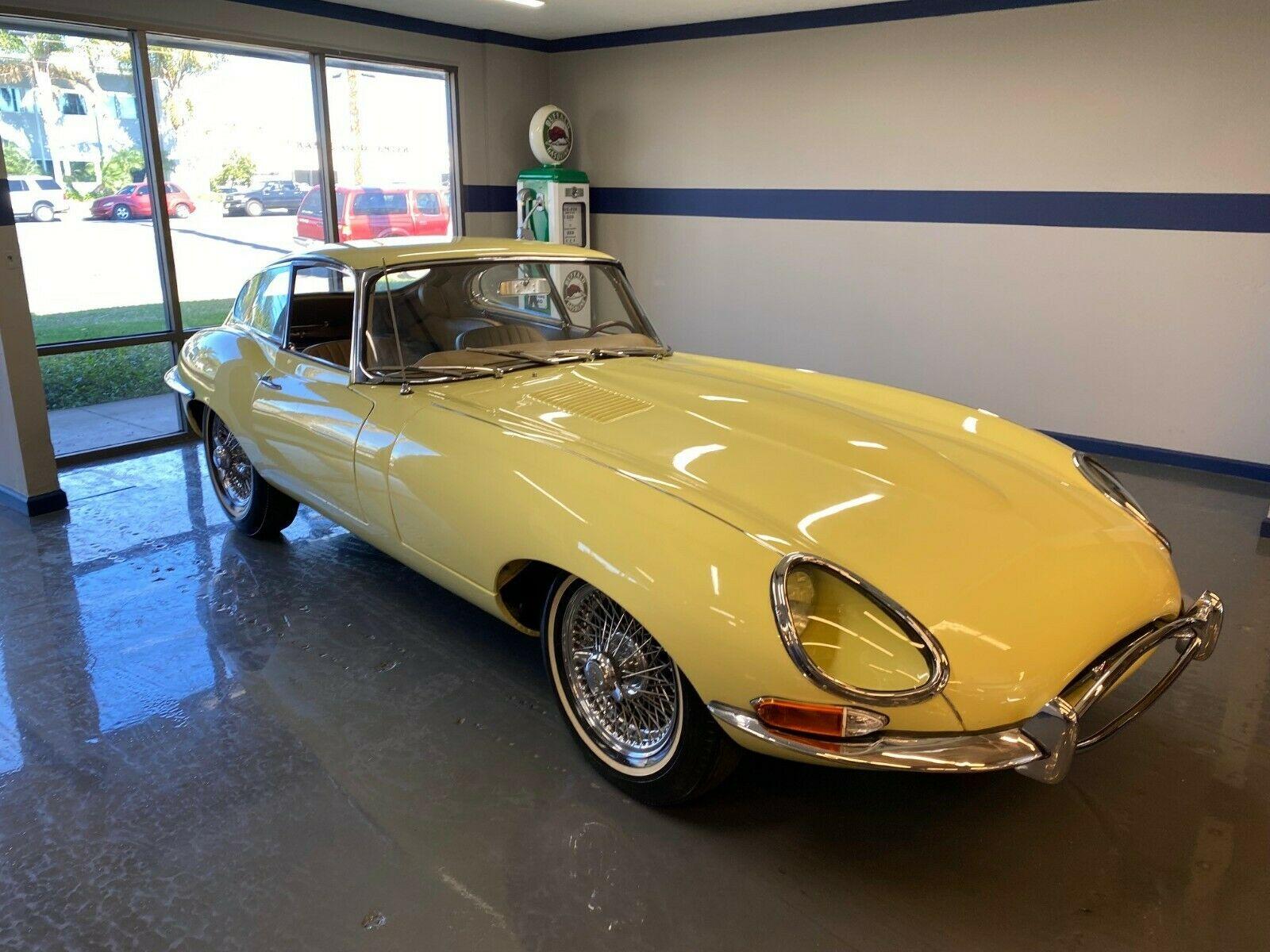 1965 jaguar e-type xke series i coupe primrose