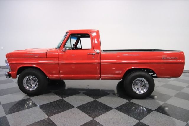 1969 ford f-100 pickup truck 302 v8 4 speed automatic w/ overdrive classic vint
