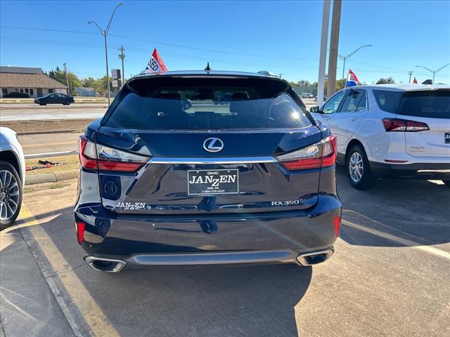 2018 lexus rx 350 base