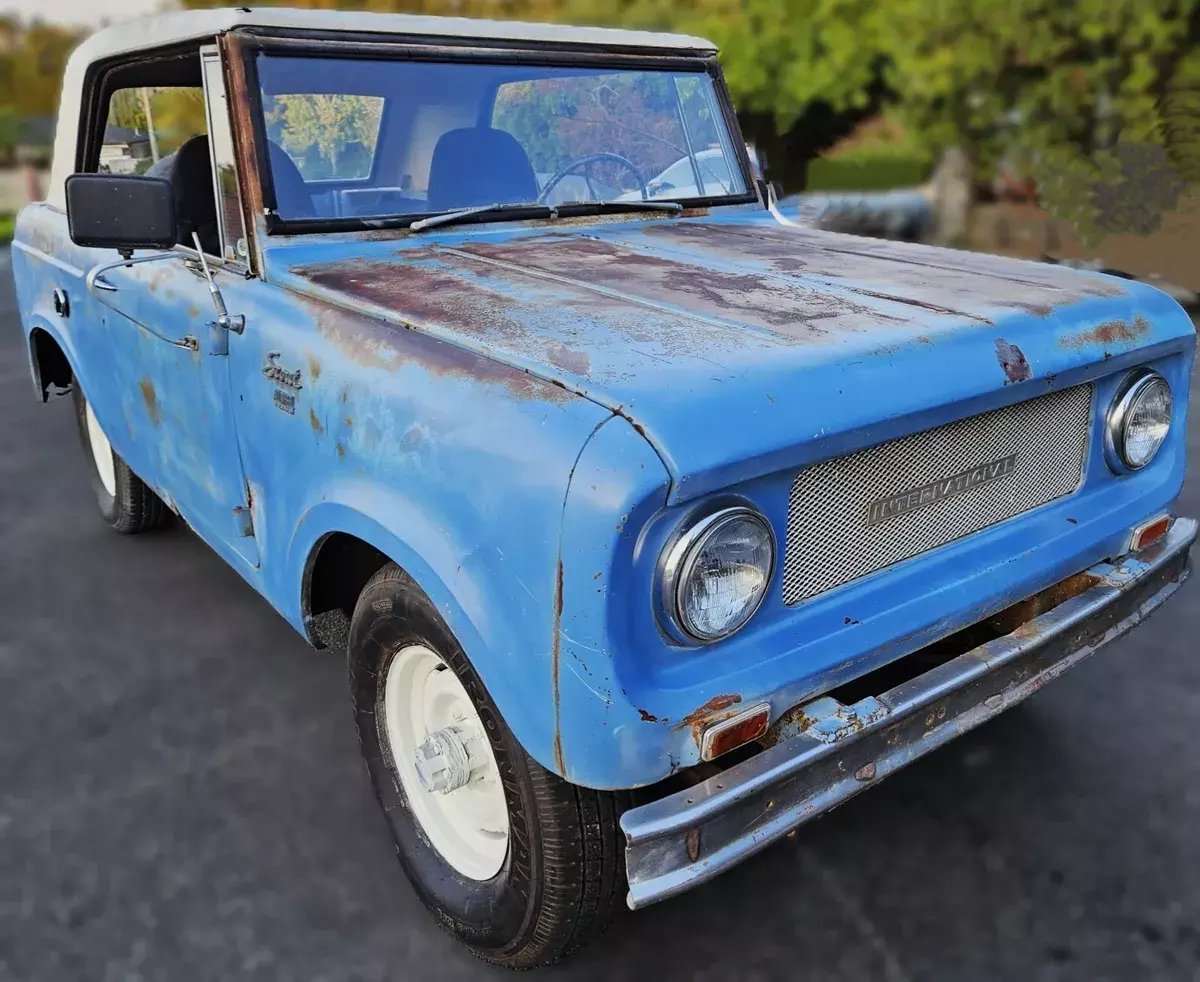 1966 international scout 800 4x4 rare sport top version